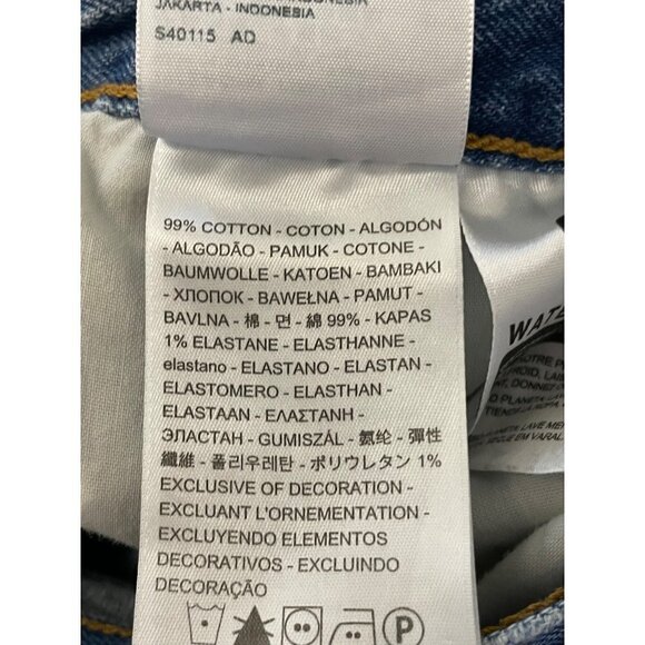 Levi's Wedgie Jeans Blue Womens Size 25 - Picture 11 of 11